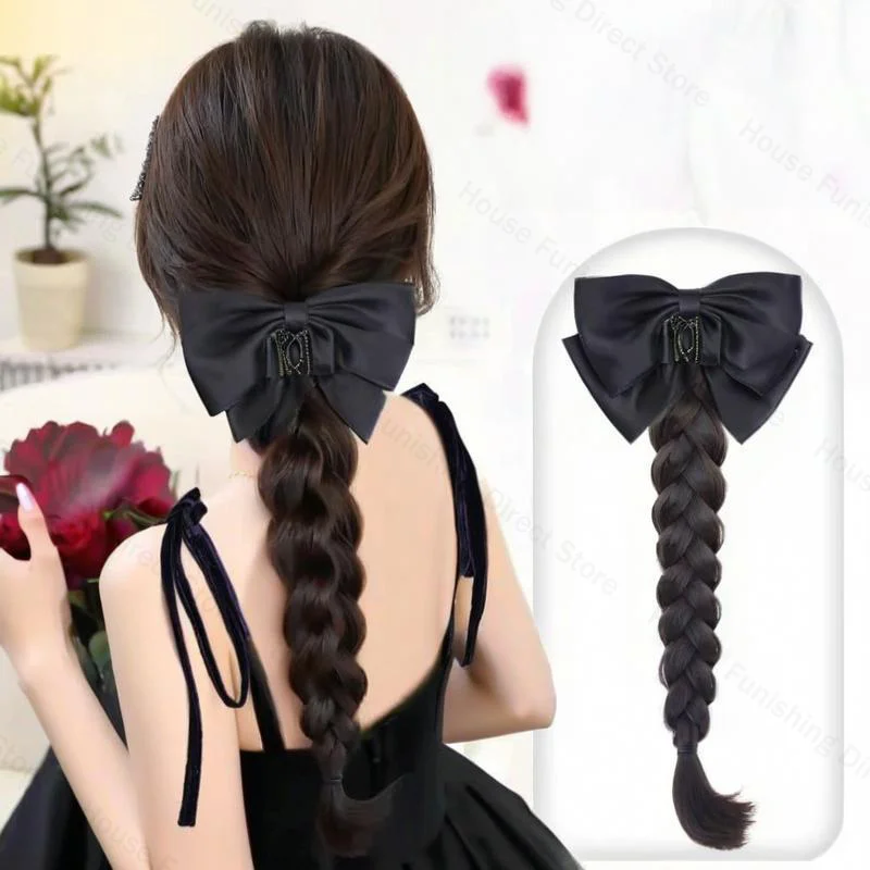 Travel Accessories For Elderly - ใหม่ Claw คลิปโบว์วิกผมผมหางม้าจับประเภทคลิปวิกผมหางม้าสูงใหม่จีน Twist Braid อุปกรณ์เสริมผมต่อผม