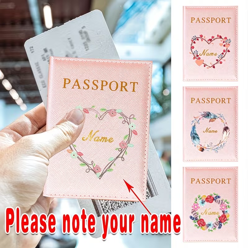 Quality Travel Accessories - ซองใส่พาสปอร์ตแบบกำหนดเองได้ ปกป้องพาสปอร์ตด้วยวัสดุ PU คุณภาพสูง พร้อมช่องใส่บัตรธนาคารและบัตรธุรกิจ