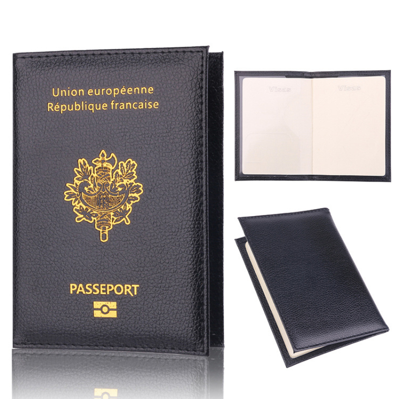 Quality Travel Accessories - ผู้หญิงผู้ชายเดินทาง PU ผู้ถือหนังสือเดินทางกรณีป้องกัน Multi-Function ID Bank