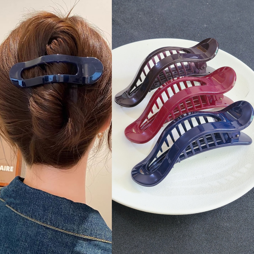 Travel Accessories For Elderly - กิ๊บหนีบผมทรงปากเป็ดขนาดใหญ่ แข็งแรง ทนทาน ทำจากพลาสติก สำหรับผู้หญิง กิ๊บหนีบผมแบบกันลื่น
