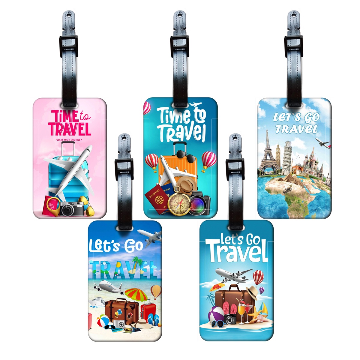 Travel Accessories To Gift - ป้ายติดกระเป๋าเดินทางสไตล์คลาสสิก สำหรับผู้ชายและผู้หญิง ป้ายชื่อกระเป๋าเดินทาง ป้ายระบุที่อยู่ ป้ายติดกระเป๋าเดินทางแบบพกพา ของขวัญสำหรับผู้ที่เดินทาง