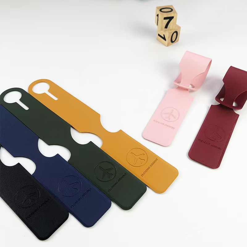 Travel Accessories Designer - ป้ายติดกระเป๋าเดินทางแบบปรับแต่งได้ ทำจากหนัง PU ป้ายระบุที่อยู่กระเป๋าเดินทาง ลายเครื่องบิน ของตกแต่งกระเป๋าเดินทาง
