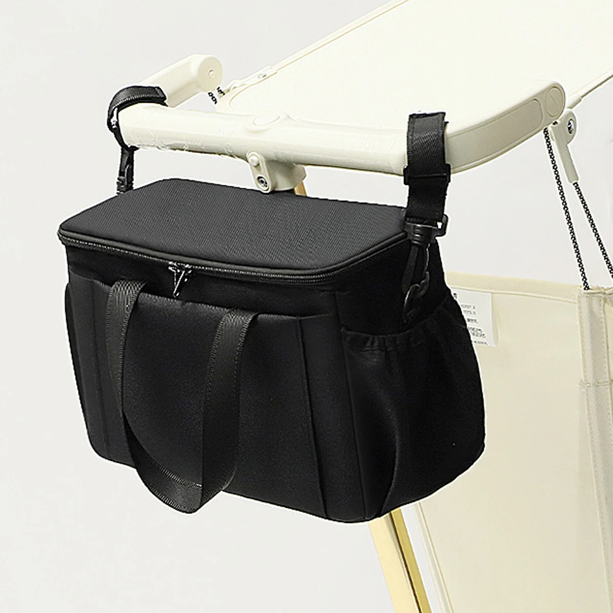 Travel Accessories For 2 Year Old - กระเป๋าจัดระเบียบรถเข็นเด็ก กระเป๋าแม่บ้าน ความจุขนาดใหญ่ กระเป๋าเดินทางแบบแขวน ที่ใส่ขวดนม กระเป๋าใส่ผ้าอ้อมเด็ก