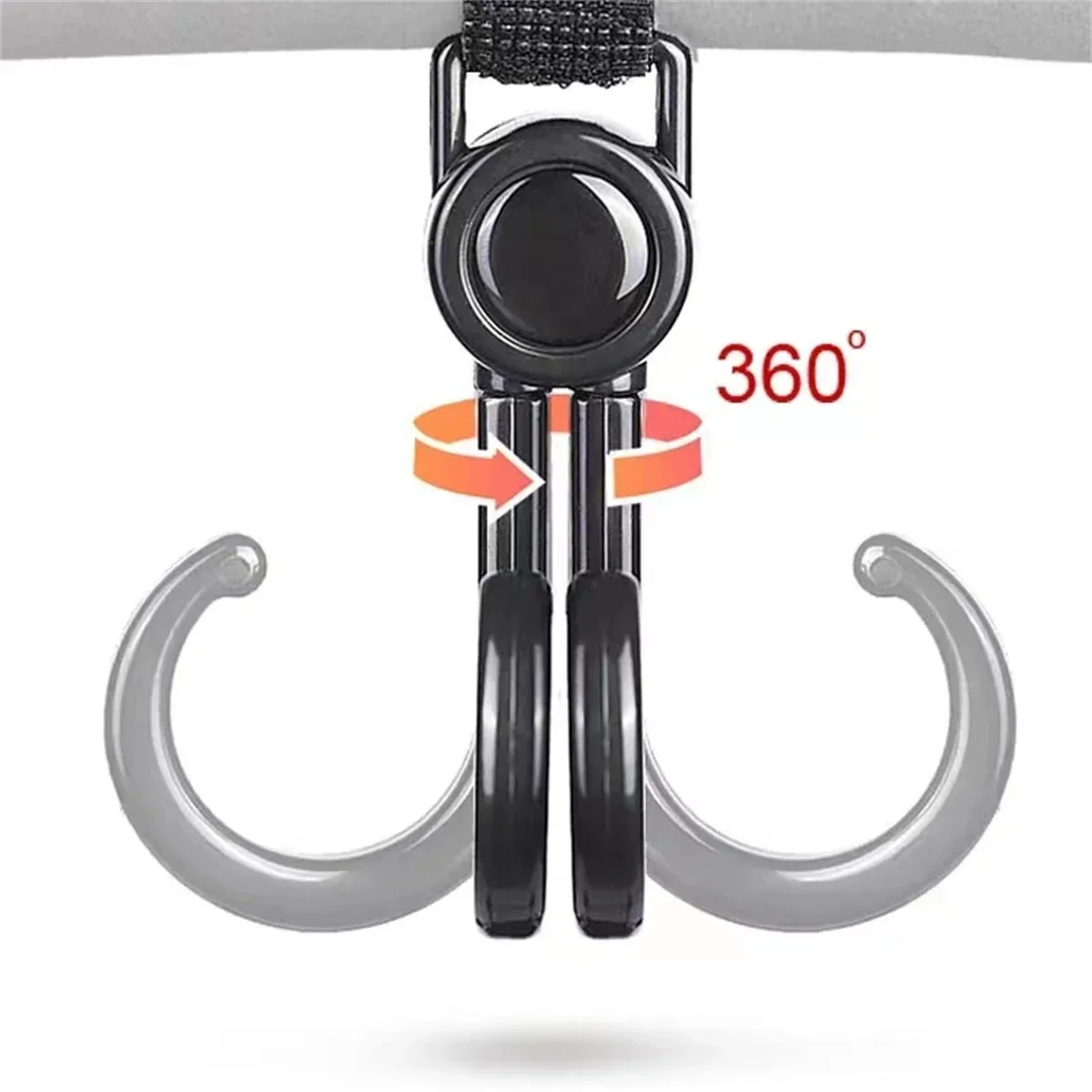 Rotatable Double Hooks รถเข็นเ - Travel Accessories For 2 Year Old บทวิจารณ์และราคา