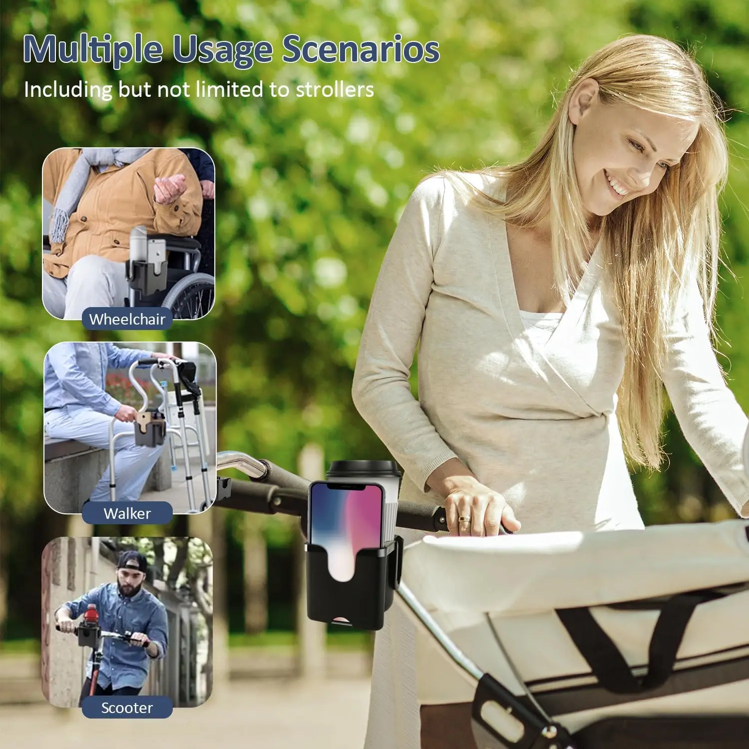 ที่วางแก้วกันลื่นสำหรับรถเข็นเ - Travel Accessories For 2 Year Old บทวิจารณ์และราคา