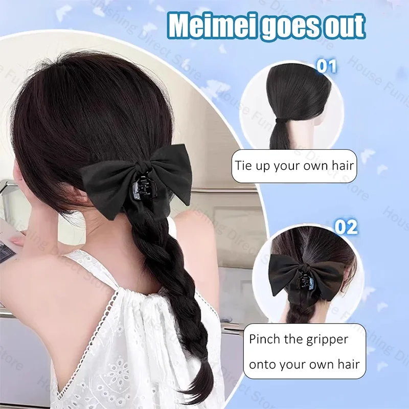 ใหม่ Claw คลิปโบว์วิกผมผมหางม้ - Travel Accessories For Elderly บทวิจารณ์และราคา