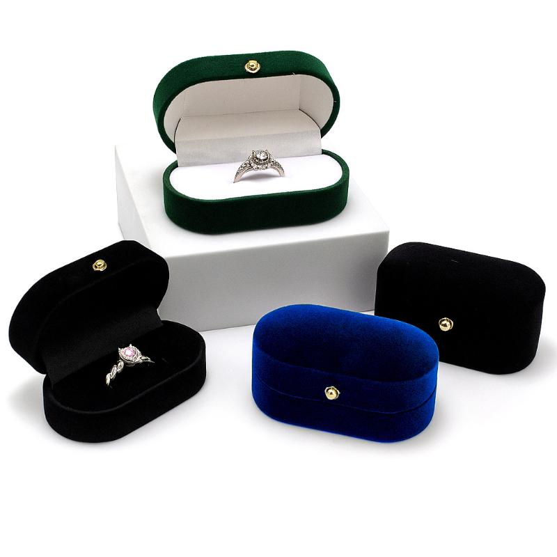 กล่องใส่แหวนแบบพกพาทำจากผ้าสัก - Accessories Travel Jewelry Box บทวิจารณ์และราคา