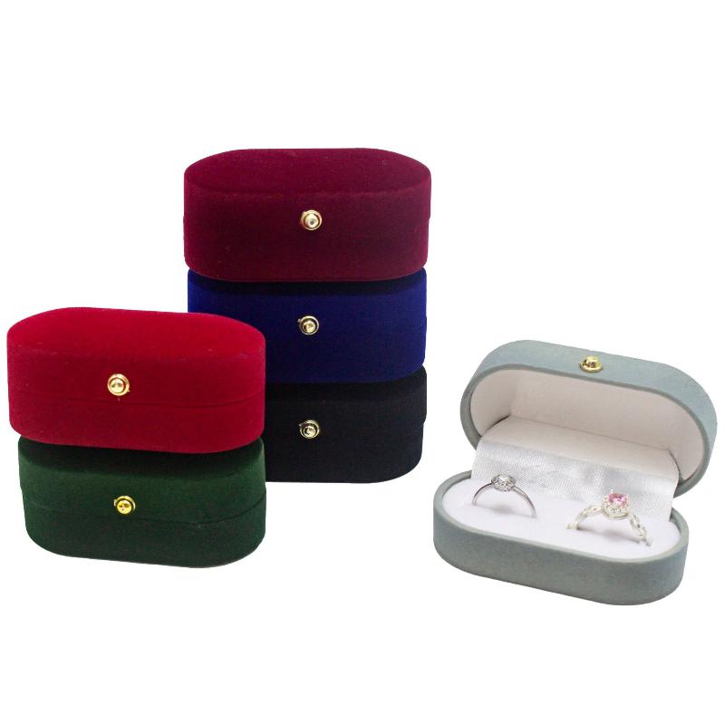 กล่องใส่แหวนแบบพกพาทำจากผ้าสัก - Accessories Travel Jewelry Box บทวิจารณ์และราคา