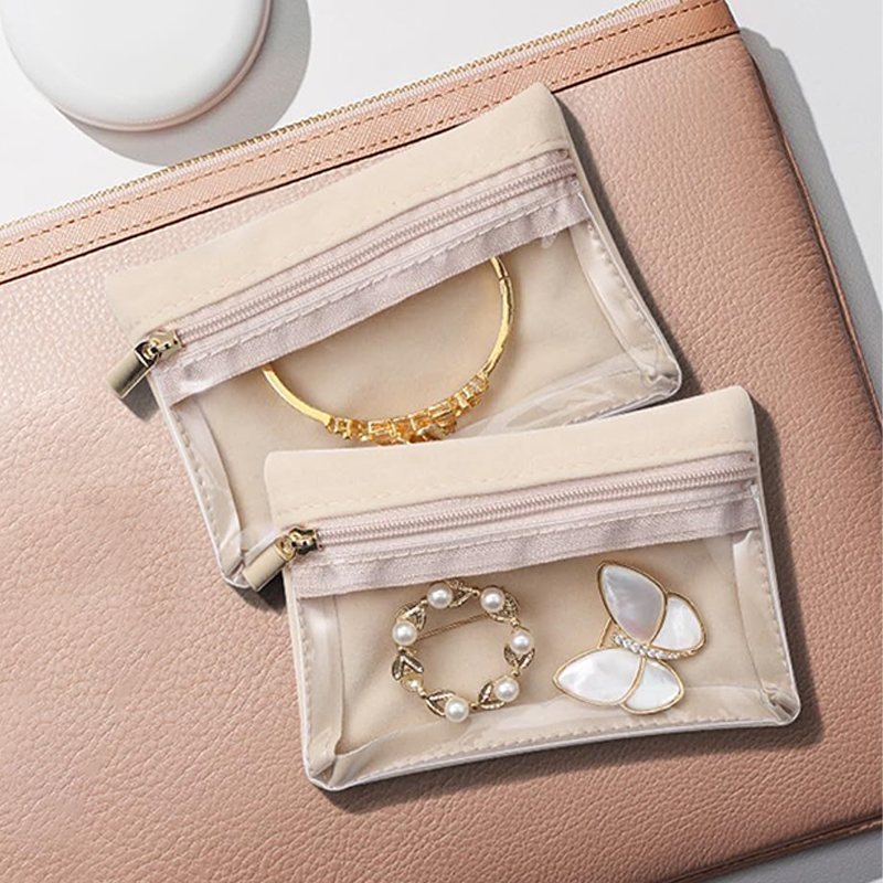 กล่องใส่เครื่องประดับกำมะหยี่แ - Accessories Travel Jewelry Box บทวิจารณ์และราคา