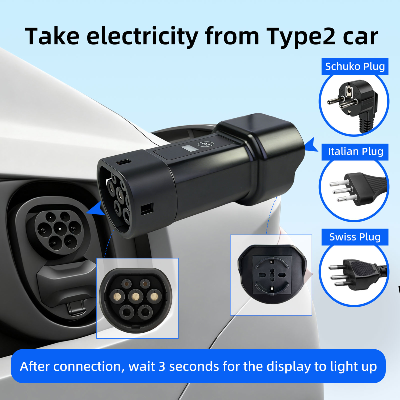 อะแดปเตอร์ปล่อยกระแสไฟ EVqiaoy - Travel Adapter Universal บทวิจารณ์และราคา