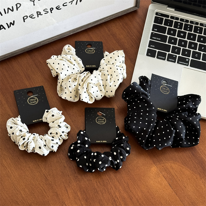 11 ซม./14 ซม.Dot ผ้า Scrunchie - Travel Accessories To Gift บทวิจารณ์และราคา