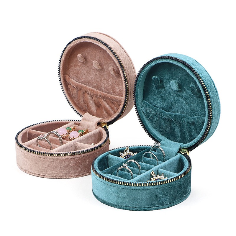รอบเพชรกํามะหยี่ Travel กล่องเ - Accessories Travel Jewelry Box บทวิจารณ์และราคา