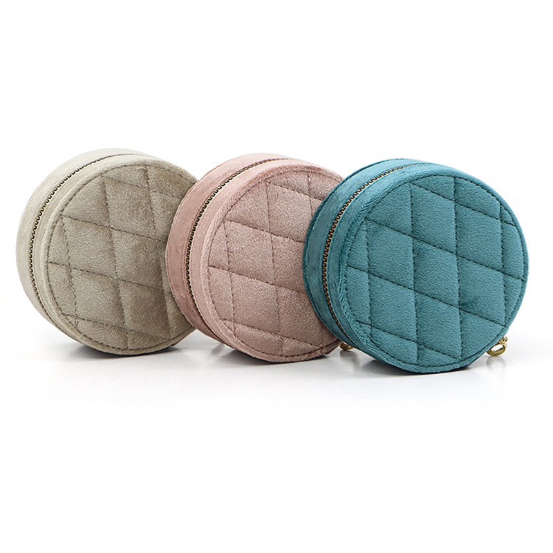รอบเพชรกํามะหยี่ Travel กล่องเ - Accessories Travel Jewelry Box บทวิจารณ์และราคา