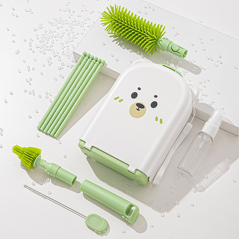 ชุดแปรงล้างขวดนมสําหรับเดินทาง - Travel Accessories For 2 Year Old บทวิจารณ์และราคา