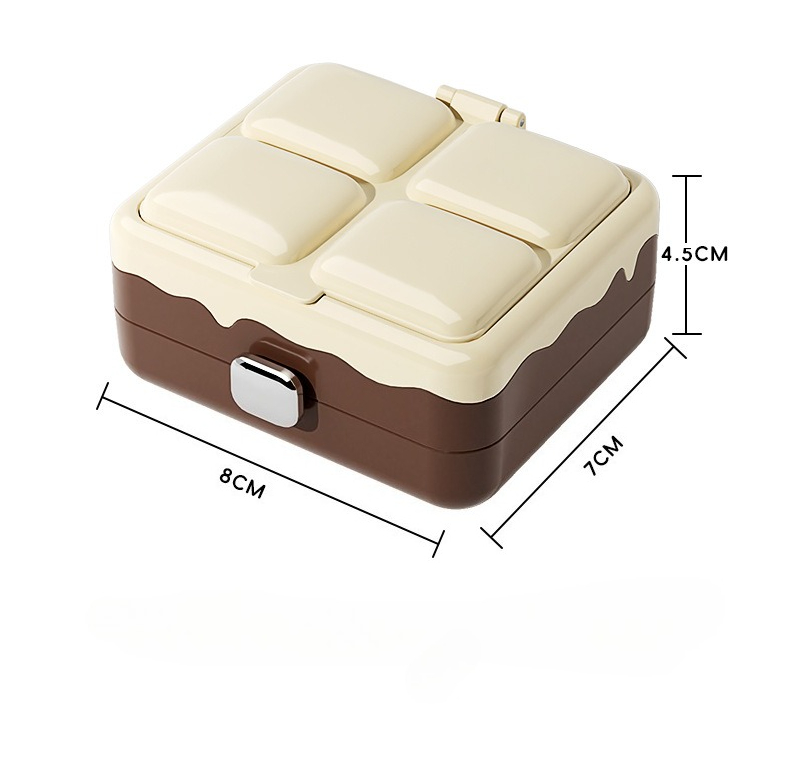 กล่องเก็บเครื่องประดับพกพาขนาด - Accessories Travel Jewelry Box บทวิจารณ์และราคา