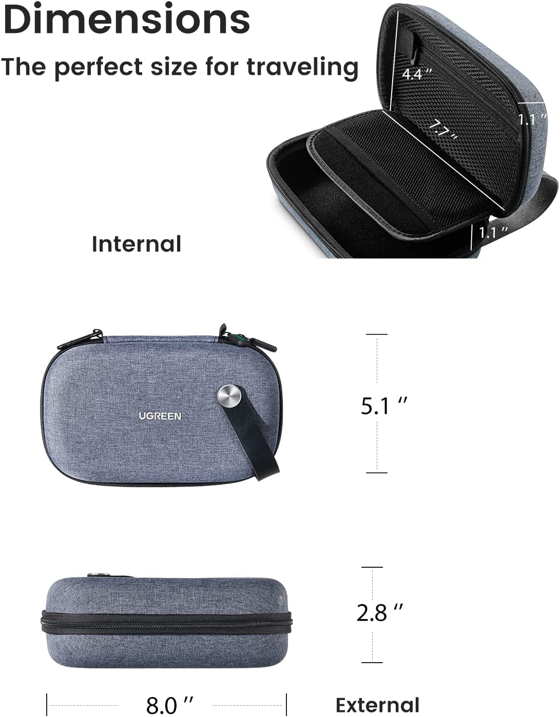 กระเป๋าจัดระเบียบอุปกรณ์อิเล็ก - Travel Accessories Organizer Case บทวิจารณ์และราคา