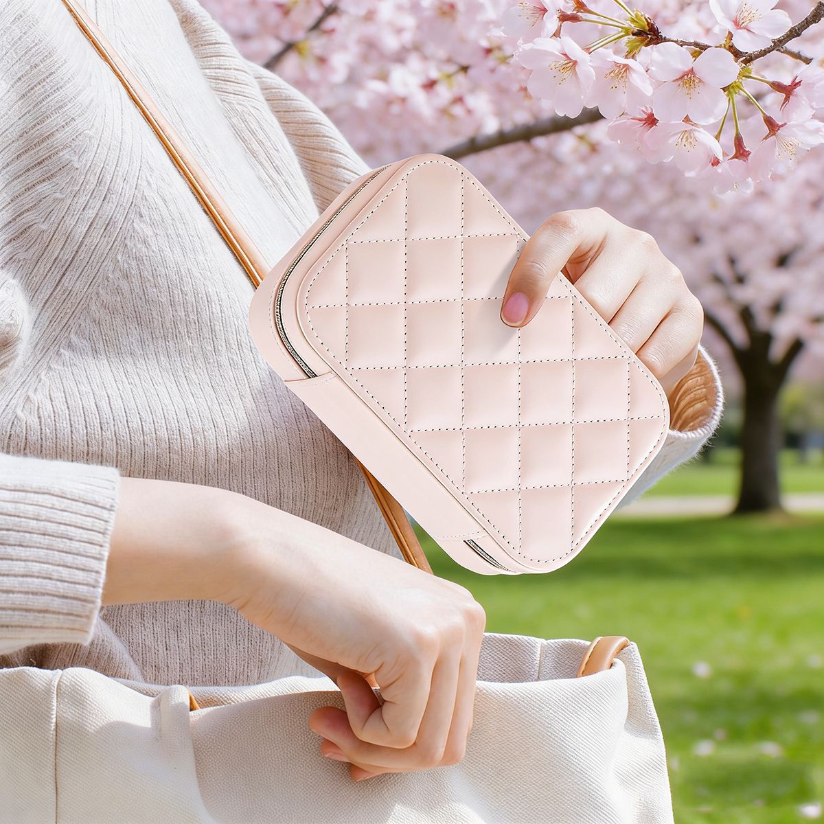 กล่องใส่เครื่องประดับ PU อุปกร - Accessories Travel Jewelry Box บทวิจารณ์และราคา