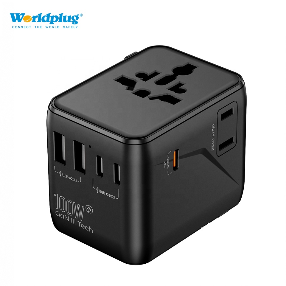 อะแดปเตอร์แปลงไฟ PD 100W GaN ช - Travel Adapter Universal บทวิจารณ์และราคา