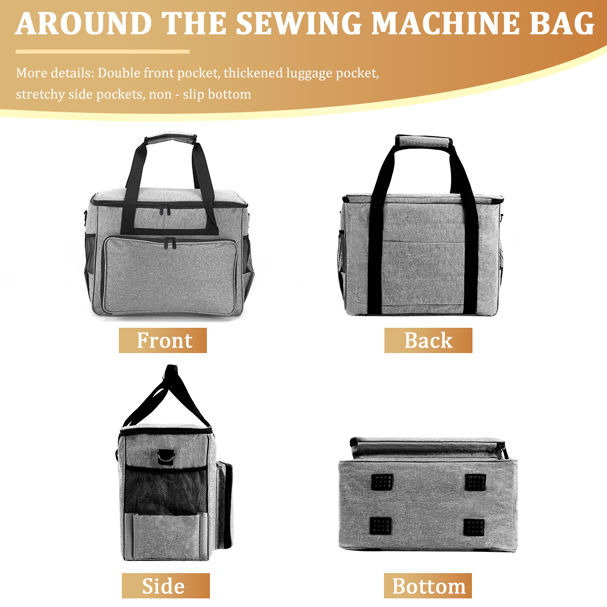 กระเป๋าใส่จักรเย็บผ้า KOKNIT ก - Travel Accessories Organizer Case บทวิจารณ์และราคา