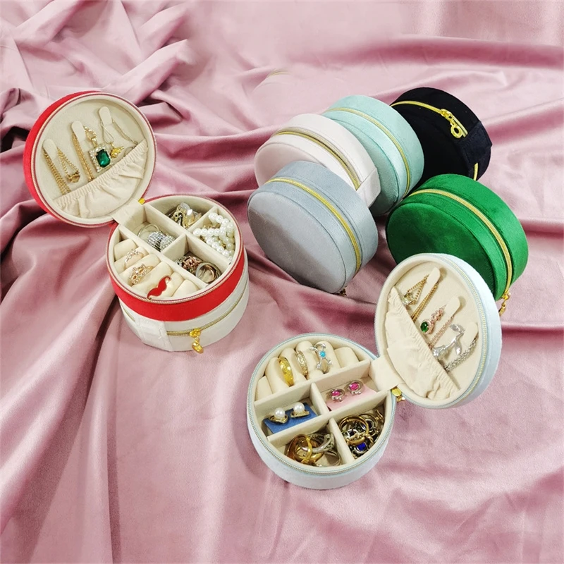 กล่องใส่เครื่องประดับแบบพกพา ส - Accessories Travel Jewelry Box บทวิจารณ์และราคา