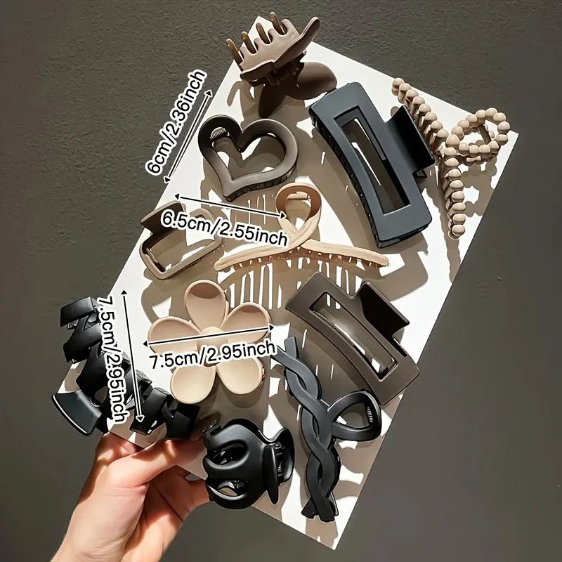 11 ชิ้นคละผมคลิปกรงเล็บอเนกประ - Travel Accessories For Elderly บทวิจารณ์และราคา