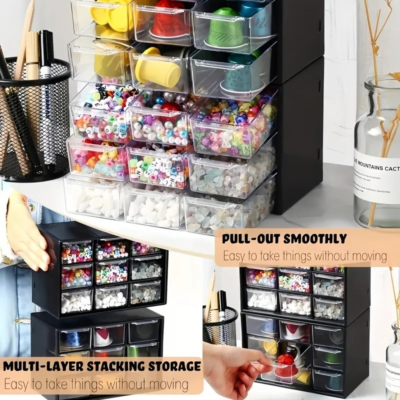 1 ชิ้นกันฝุ่น Multi-Grid Deskt - Accessories Travel Jewelry Box บทวิจารณ์และราคา