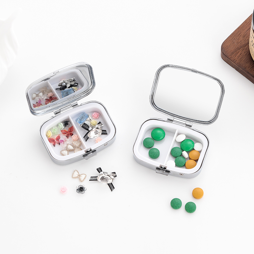 กล่องยาโลหะแบบพกพาสองช่อง, กล่ - Accessories Travel Jewelry Box บทวิจารณ์และราคา