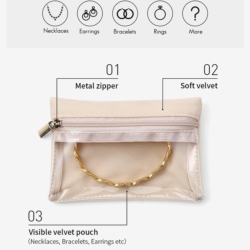 Z. กล่องเครื่องประดับกำมะหยี่แ - Accessories Travel Jewelry Box บทวิจารณ์และราคา