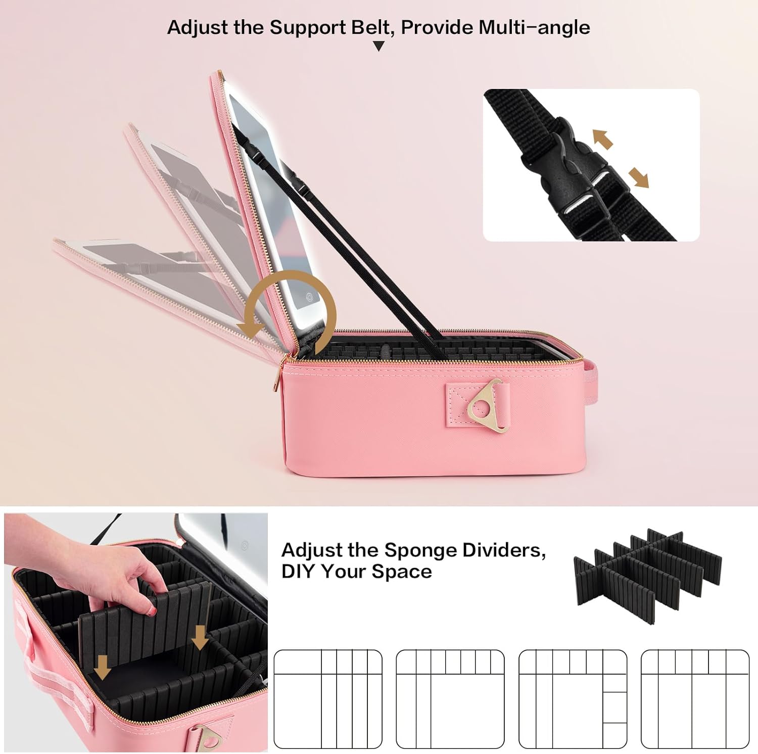 กระเป๋าเครื่องสำอางขนาดใหญ่ 15 - Travel Accessories Organizer Case บทวิจารณ์และราคา