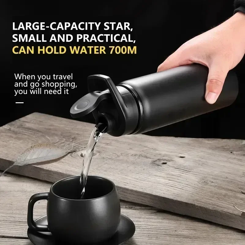 1-3PCS สแตนเลสแบบพกพากีฬาขวดน้ - Travel Accessories Bottles บทวิจารณ์และราคา